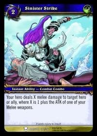 Sinister Strike - Heroes of Azeroth - WoW card