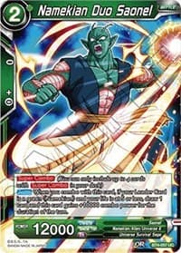 Namekian Duo Saonel - Colossal Warfare - Dragon Ball Super: Masters card