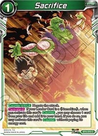 Sacrifice - Colossal Warfare - Dragon Ball Super: Masters card