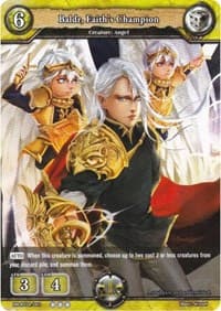 Baldr, Faith's Champion - Surge of Titans - Dragoborne card