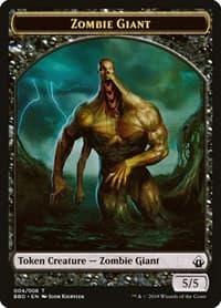 Zombie Giant Token - Battlebond - Magic: The Gathering card