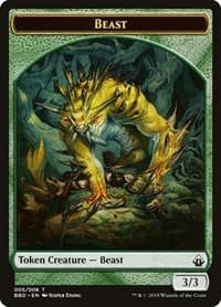 Beast Token - Battlebond - Magic: The Gathering card