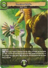 Ferocious Rebuke - Surge of Titans - Dragoborne card