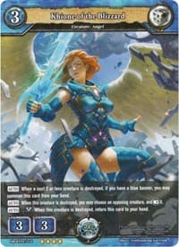 Khione of the Blizzard - Surge of Titans - Dragoborne card