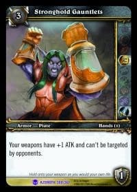 Stronghold Gauntlets - Heroes of Azeroth - WoW card