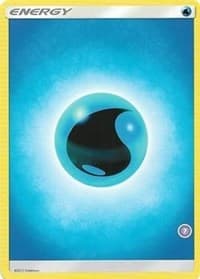 Water Energy (7) - SM Trainer Kit: Alolan Sandslash & Alolan Ninetales - Pokemon card