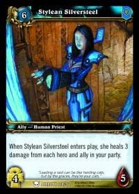 Stylean Silversteel - Heroes of Azeroth - WoW card