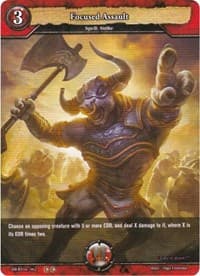 Focused Assault - Surge of Titans - Dragoborne card
