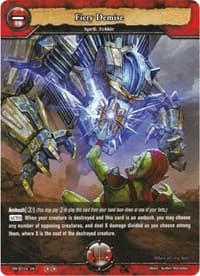 Fiery Demise - Surge of Titans - Dragoborne card