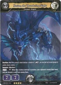 Xevios, the Thundering Night - Surge of Titans - Dragoborne card
