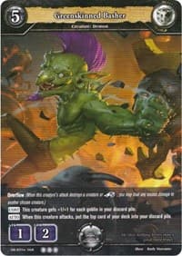 Greenskinned Basher - Surge of Titans - Dragoborne card