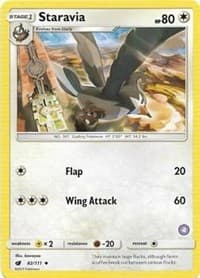 Staravia (4) - SM Trainer Kit: Alolan Sandslash & Alolan Ninetales - Pokemon card