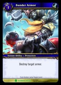 Sunder Armor - Heroes of Azeroth - WoW card