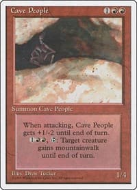 Cave People - Fourth Edition - Magic: The Gathering card