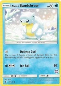 Alolan Sandshrew (29) - SM Trainer Kit: Alolan Sandslash & Alolan Ninetales - Pokemon card