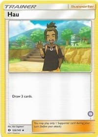 Hau (19) (Alolan Sandslash Half-Deck) - SM Trainer Kit: Alolan Sandslash & Alolan Ninetales - Pokemon card