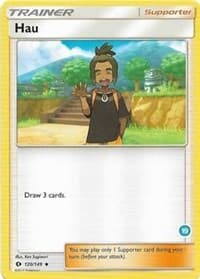 Hau (19) (Alolan Ninetales Half-Deck) - SM Trainer Kit: Alolan Sandslash & Alolan Ninetales - Pokemon card