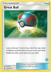 Great Ball (#21, Alolan Ninetales Half-Deck) - SM Trainer Kit: Alolan Sandslash & Alolan Ninetales - Pokemon card