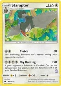 Staraptor (22) - SM Trainer Kit: Alolan Sandslash & Alolan Ninetales - Pokemon card