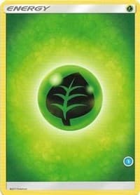 Grass Energy (1) - SM Trainer Kit: Alolan Sandslash & Alolan Ninetales - Pokemon card