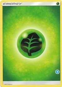 Grass Energy (3) - SM Trainer Kit: Alolan Sandslash & Alolan Ninetales - Pokemon card