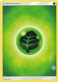 Grass Energy (7) - SM Trainer Kit: Alolan Sandslash & Alolan Ninetales - Pokemon card