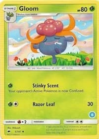 Gloom (6) - SM Trainer Kit: Alolan Sandslash & Alolan Ninetales - Pokemon card