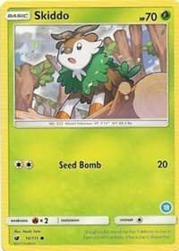 Skiddo (13) - SM Trainer Kit: Alolan Sandslash & Alolan Ninetales - Pokemon card