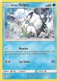 Alolan Vulpix (14) - SM Trainer Kit: Alolan Sandslash & Alolan Ninetales - Pokemon card