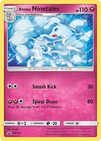 Alolan Ninetales - SM128 - SM Promos - Pokemon card