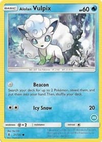 Alolan Vulpix (29) - SM Trainer Kit: Alolan Sandslash & Alolan Ninetales - Pokemon card