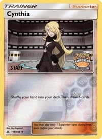 Cynthia - 119/156 (Regional Championships) [Staff] - League & Championship Cards - Pokemon card