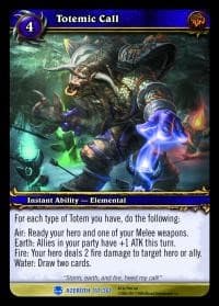 Totemic Call - Heroes of Azeroth - WoW card
