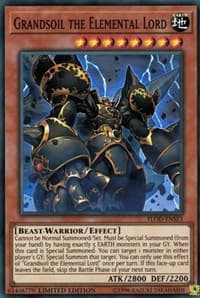Grandsoil the Elemental Lord - Flames of Destruction - YuGiOh card