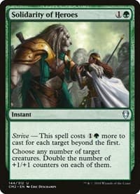 Solidarity of Heroes - Commander Anthology Volume II - Magic: The Gathering card