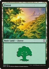 Forest (308) - Commander Anthology Volume II - Magic: The Gathering card