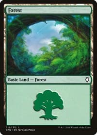 Forest (310) - Commander Anthology Volume II - Magic: The Gathering card