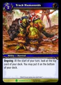 Track Humanoids - Heroes of Azeroth - WoW card
