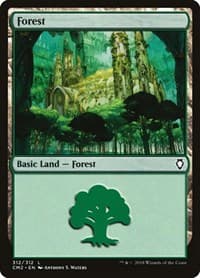 Forest (312) - Commander Anthology Volume II - Magic: The Gathering card