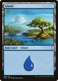 Island (286) - Commander Anthology Volume II - Magic: The Gathering card