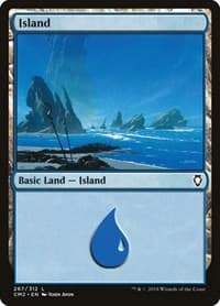 Island (287) - Commander Anthology Volume II - Magic: The Gathering card