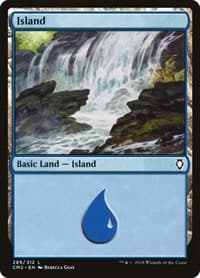 Island (289) - Commander Anthology Volume II - Magic: The Gathering card