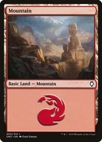 Mountain (300) - Commander Anthology Volume II - Magic: The Gathering card