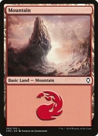 Mountain (302) - Commander Anthology Volume II - Magic: The Gathering card