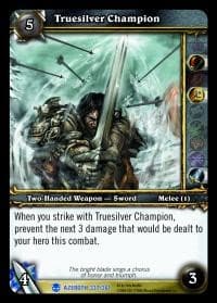 Truesilver Champion - Heroes of Azeroth - WoW card