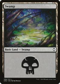 Swamp (296) - Commander Anthology Volume II - Magic: The Gathering card