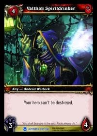 Valthak Spiritdrinker - Heroes of Azeroth - WoW card