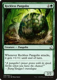 Reckless Pangolin - Global Series Jiang Yanggu & Mu Yanling - Magic: The Gathering card