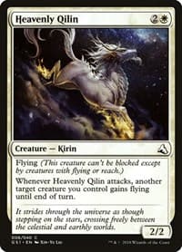 Heavenly Qilin - Global Series Jiang Yanggu & Mu Yanling - Magic: The Gathering card