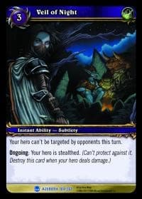 Veil of Night - Heroes of Azeroth - WoW card